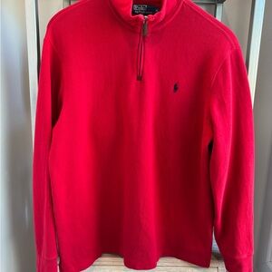 Men’s Polo Ralph Lauren quarter zip pullover sweater sweatshirt size XL